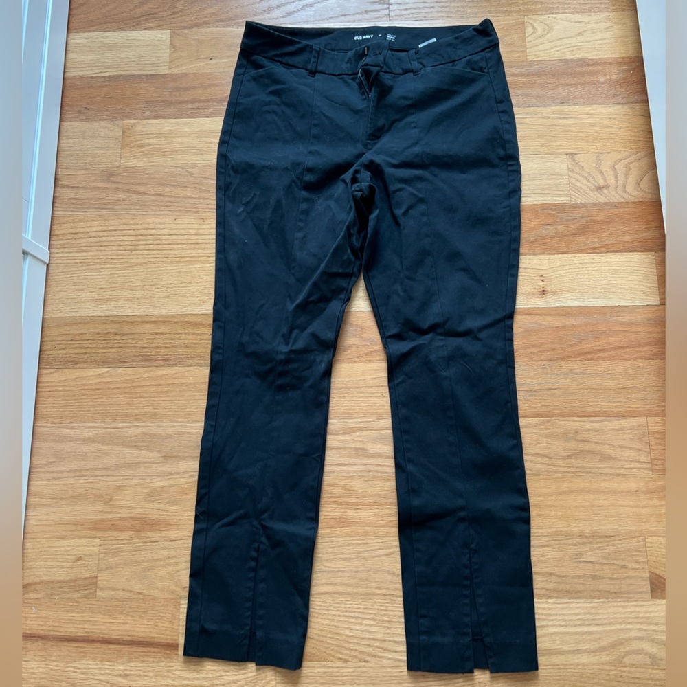 Old Navy Black Trousers High-Waisted